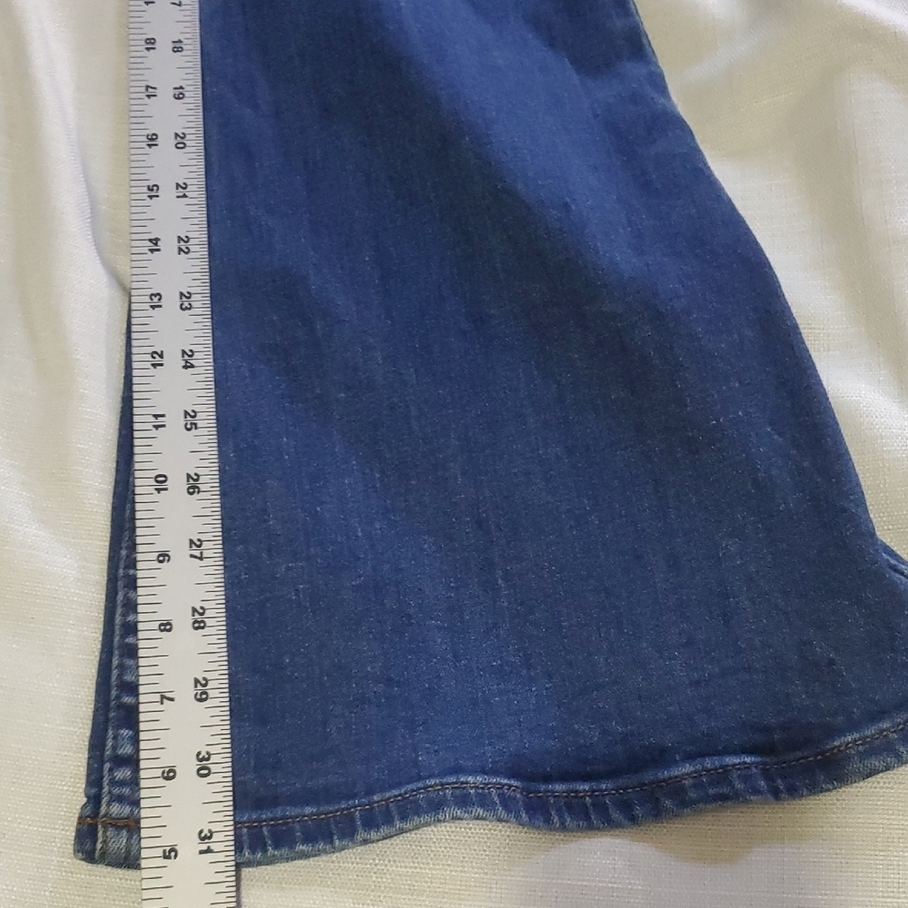 Free People Women's Flare Stretch Jean Size W 31  Blue - Picture 12 of 13